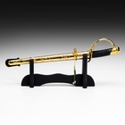 Макет оружия «Сувенирная сабля на подставке. Мини», подарочный набор, 24 см - Фото 2