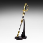 Макет оружия «Сувенирная сабля на подставке. Элит», подарочный набор, 25 см - Фото 2