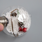 УЦЕНКА Набор ёлочных шаров «Зимний лес», 3 шт, d=8 см, 1 LED, от батареек, свечение белое - Фото 6