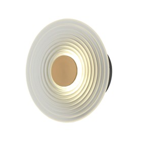 Бра Gerhort G61427/1wBK+WT, 1хLED, 20х7,8х20 см, цвет белый