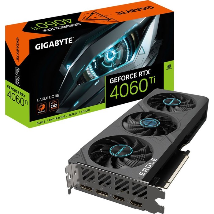 Видеокарта Gigabyte PCI-E 4.0 GV-N406TEAGLE OC-8GD NVIDIA GeForce RTX 4060TI 8Gb 128bit GDD   107349 - фото 51686338