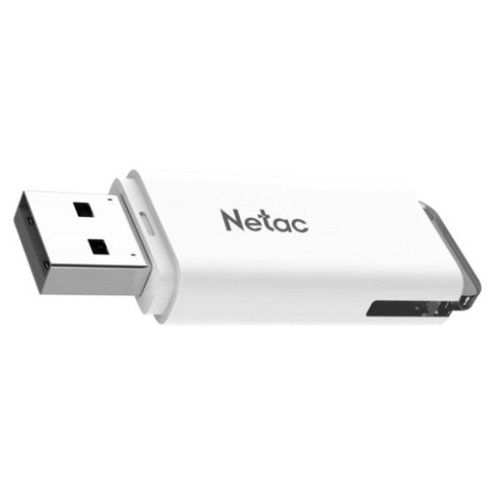 Флешка Netac 8GB U185 NT03U185N-008G-20WH USB2.0 белый - фото 51661930