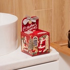 Набор махровых полотенец Этель «Санта» 30×30 см-4 шт., хл 340 г/м² - Фото 2