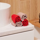 Набор махровых полотенец Этель «Санта» 30×30 см-4 шт., хл 340 г/м² - Фото 3