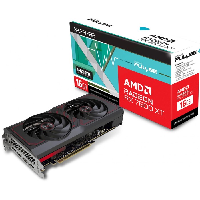 Видеокарта Sapphire PCI-E 4.0 11339-04-20G RX 7600 XT GAMING OC AMD Radeon RX 7600XT 16Gb 1   107806 - фото 51661972