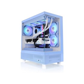 Корпус Thermaltake View 270 TG ARGB Hydrangea синий без БП ATX 9x120mm 5x140mm 1x200mm 2xUS   107806