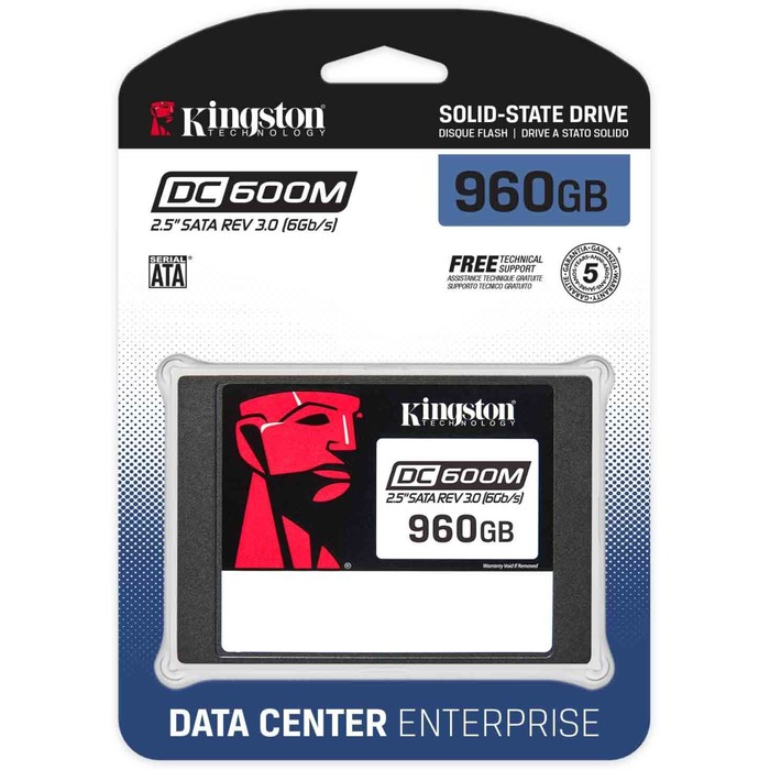 Накопитель SSD Kingston SATA-III 960GB SEDC600M/960G DC600M 2.5" 1 DWPD - фото 51662047