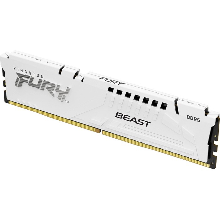 Память DDR5 32GB 6000MHz Kingston KF560C36BWE-32 Fury Beast White Expo RTL Gaming PC5-48000   107806 - фото 51662053