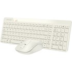 Клавиатура + мышь A4Tech Fstyler FG2300 Air клав:бежевый мышь:бежевый USB беспроводная slim 107807 - фото 51662200 Клавиатура + мышь A4Tech Fstyler FG2300 Air клав:бежевый мышь:бежевый USB беспроводная slim 107807 - фото 51662200