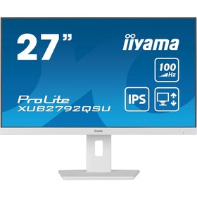 Монитор Iiyama 27" ProLite XUB2792QSU-W6 белый IPS LED 0.4ms 16:9 HDMI M/M матовая HAS Piv   1078079