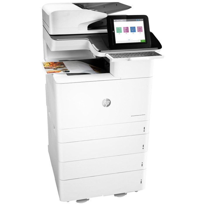 МФУ лазерный HP Color LaserJet Enterprise Flow M776z (3WT91A) A3 Duplex Net белый - фото 51662295