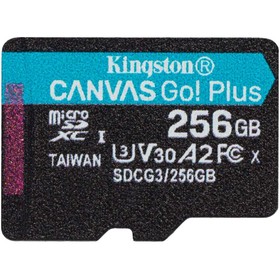 Карта памяти microSDXC 256GB Kingston SDCG3/256GBSP Canvas Go! Plus w/o adapter