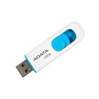 Флешка A-Data 16GB Classic C008 AC008-16G-RWE USB2.0 белый/синий - фото 51662302