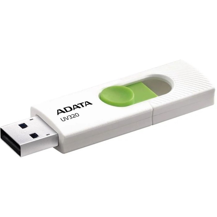 Флешка A-Data 32GB UV320 AUV320-32G-RWHGN USB3.2 белый/зеленый - фото 51662304