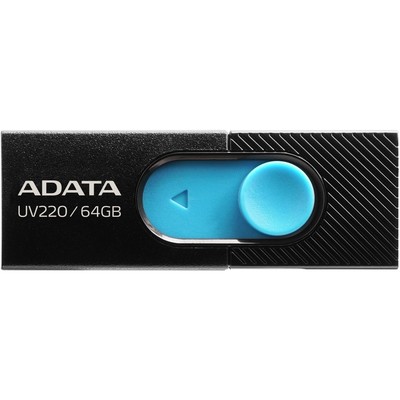 Флешка A-Data 64GB UV220 AUV220-64G-RBKBL USB2.0 черный/синий