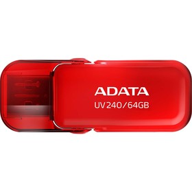 Флешка A-Data 64GB UV240 AUV240-64G-RRD USB2.0 красный