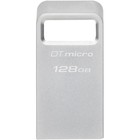 Флешка Kingston 128GB DataTraveler Micro DTMC3G2/128GB USB3.2 серебристый - фото 51684991