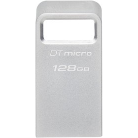 Флешка Kingston 128GB DataTraveler Micro DTMC3G2/128GB USB3.2 серебристый