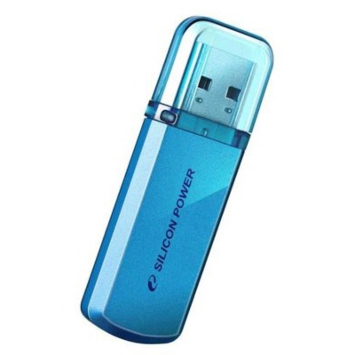 Флешка Silicon Power 32GB Helios 101 SP032GBUF2101V1B USB2.0 синий - фото 51662329