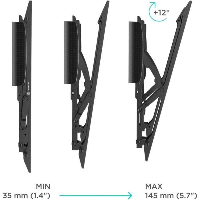 Кронштейн для телевизора Onkron TM5 черный 32"-70" макс.68кг настенный наклон - фото 51662369