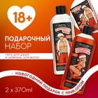 Подарочный набор косметики новогодний «Для взрослых девочек», гель для душа и шампунь для волос, 2 х 370 мл, 18+, Новый Год 10624515 - фото 4155153