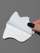 Пяткоудерживатели для обуви, на клеевой основе, 11×7.8 см, пара, белые - Фото 3