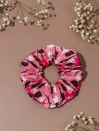 Резинка для волос QF «Орбита», жатка лето, 12 см, розовая  (артикул 10679869)  большой выбор товаров оптом и в розницу по низким ценам с доставкой