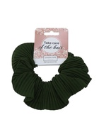 Резинка для волос QF «Орбита», жатка классика, 12 см, зелёная - Фото 5