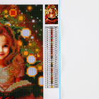 Алмазная мозаика на новый год с частичным заполнением со светящимися стразами на холсте «Волшебная ночь», 20×30 см - Фото 3