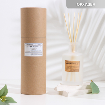 Диффузор ароматический в тубусе AmeHome, 250 мл, орхидея морзе