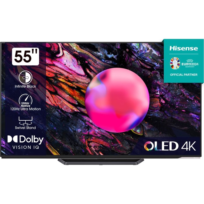 Телевизор OLED Hisense 55" 55A85K черный 4K Ultra HD 120Hz DVB-T DVB-T2 DVB-C DVB-S DVB-S2   1078095 - фото 51664215