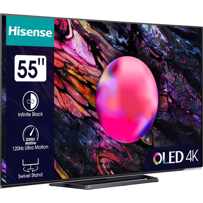 Телевизор OLED Hisense 55" 55A85K черный 4K Ultra HD 120Hz DVB-T DVB-T2 DVB-C DVB-S DVB-S2   1078095 - фото 51664216