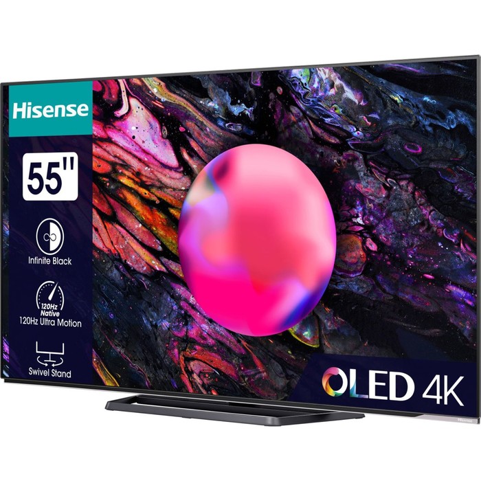 Телевизор OLED Hisense 55" 55A85K черный 4K Ultra HD 120Hz DVB-T DVB-T2 DVB-C DVB-S DVB-S2   1078095 - фото 51664217