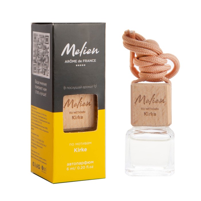 

Ароматизатор Melien Kirke, на зеркало, 6 мл 298129h