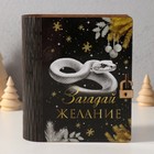 Копилка-шкатулка "Загадай желание" 14х12х5 см 10617084 - фото 13312421