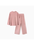 Пижама женская (рубашка, брюки) KAFTAN Plushy, размер 52-54, розовая 10530354
