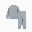 Костюм флисовый детский (джемпер, брюки) MINAKU, рост 86-92 см, серый - Фото 16