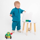 Костюм флисовый детский (джемпер, брюки) MINAKU, рост 86-92 см, цвет аквамарин - Фото 7