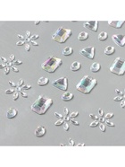 Наклейка-стразы на волосы «Геометрия, цветы», в причёску, серебро, 21×15.5 см - фото 117466720 Наклейка-стразы на волосы «Геометрия, цветы», в причёску, серебро, 21×15.5 см - фото 117466720