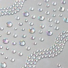 Наклейка - стразы «Река браслетов», серебро, 22.5×11.5 см - Фото 3