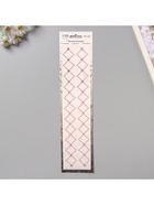 Наклейка - стразы «Узор из ромба. Браслет», розовая, 35×8 см - Фото 3