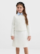Жакет для девочки, MINAKU :Party Dress, цвет белый, рост 128 см 10680585 - фото 12870911