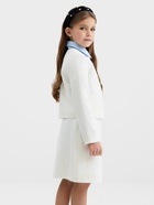 Жакет для девочки, MINAKU :Party Dress, цвет белый, рост 128 см 10680585 - фото 12870912