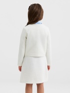 Жакет для девочки, MINAKU :Party Dress, цвет белый, рост 128 см 10680585 - фото 12870913