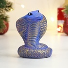 Фигурное мыло "Кобра истинная леди" синяя с позолотой (комплект 2 шт) - фото 25612008