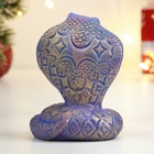 Фигурное мыло "Кобра истинная леди" синяя с позолотой (комплект 2 шт) - фото 25612009