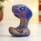 Фигурное мыло "Змееныш" синий с позолотой (комплект 2 шт) - фото 25612021