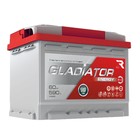 Аккумуляторная батарея Gladiator Energy 60 А/ч, обратной полярности, конус 10787795 - фото 4156860