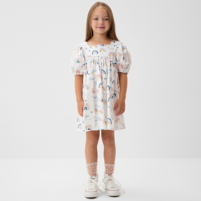 Платье детское KAFTAN "Радуга" р.32 (110-116 см) - Фото 1