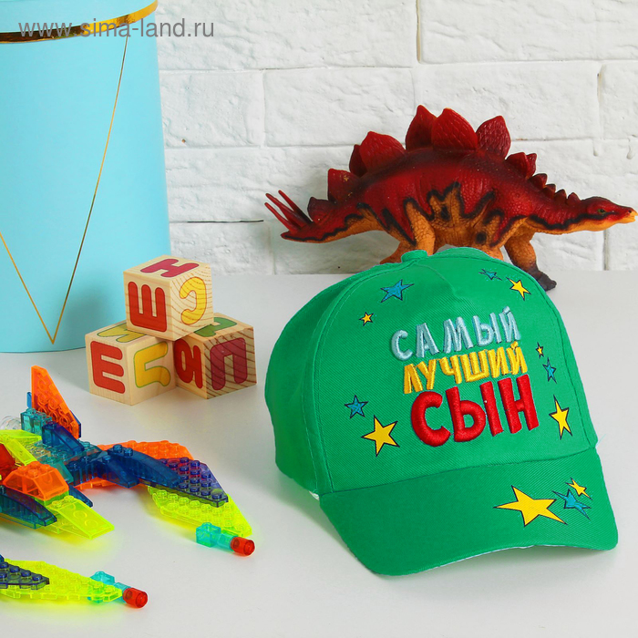 Кепка детская «Самый лучший сын», р-р. 54-58 см, 3-7 лет, цвета МИКС - Фото 1